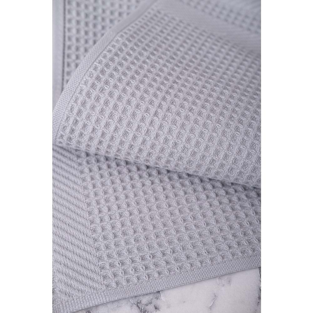 Foglia %100 Pamuklu | Pike&Havlu Bulaşık Kurulama | 2'li Mutfak Havlu Seti | 30x50 Cm