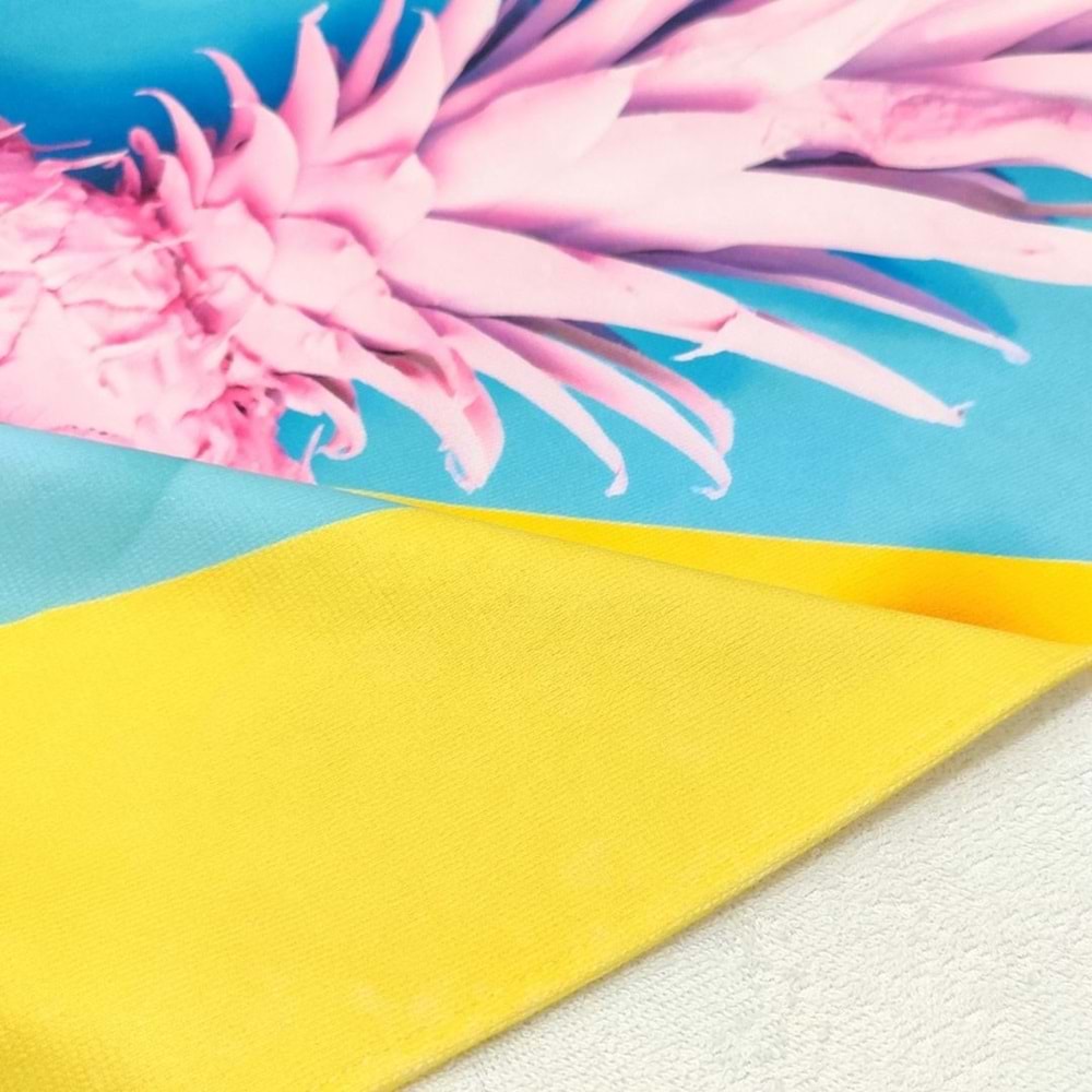 Pineapple Dijital Baskılı 75x150 Cm Plaj Havlusu