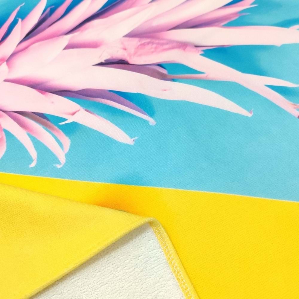 Pineapple Dijital Baskılı 75x150 Cm Plaj Havlusu
