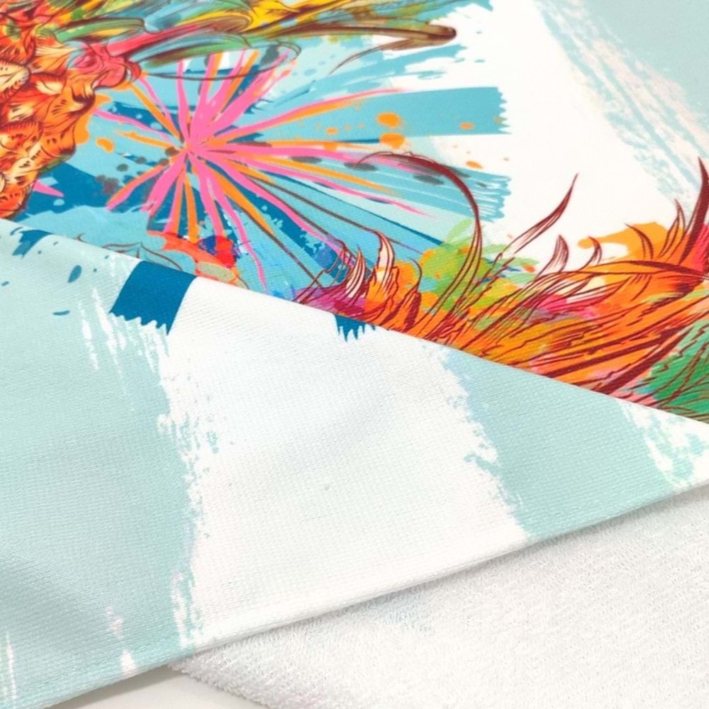 Summer Pineapple Dijital Baskılı 75x150 Cm Plaj Havlusu