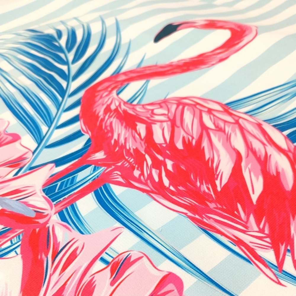 Summer Flamingo Dijital Baskılı 75x150 Cm Plaj Havlusu