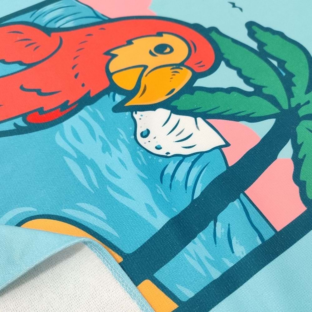 PARADISE BEACH Dijital Baskılı 75x150 Cm Plaj Havlusu