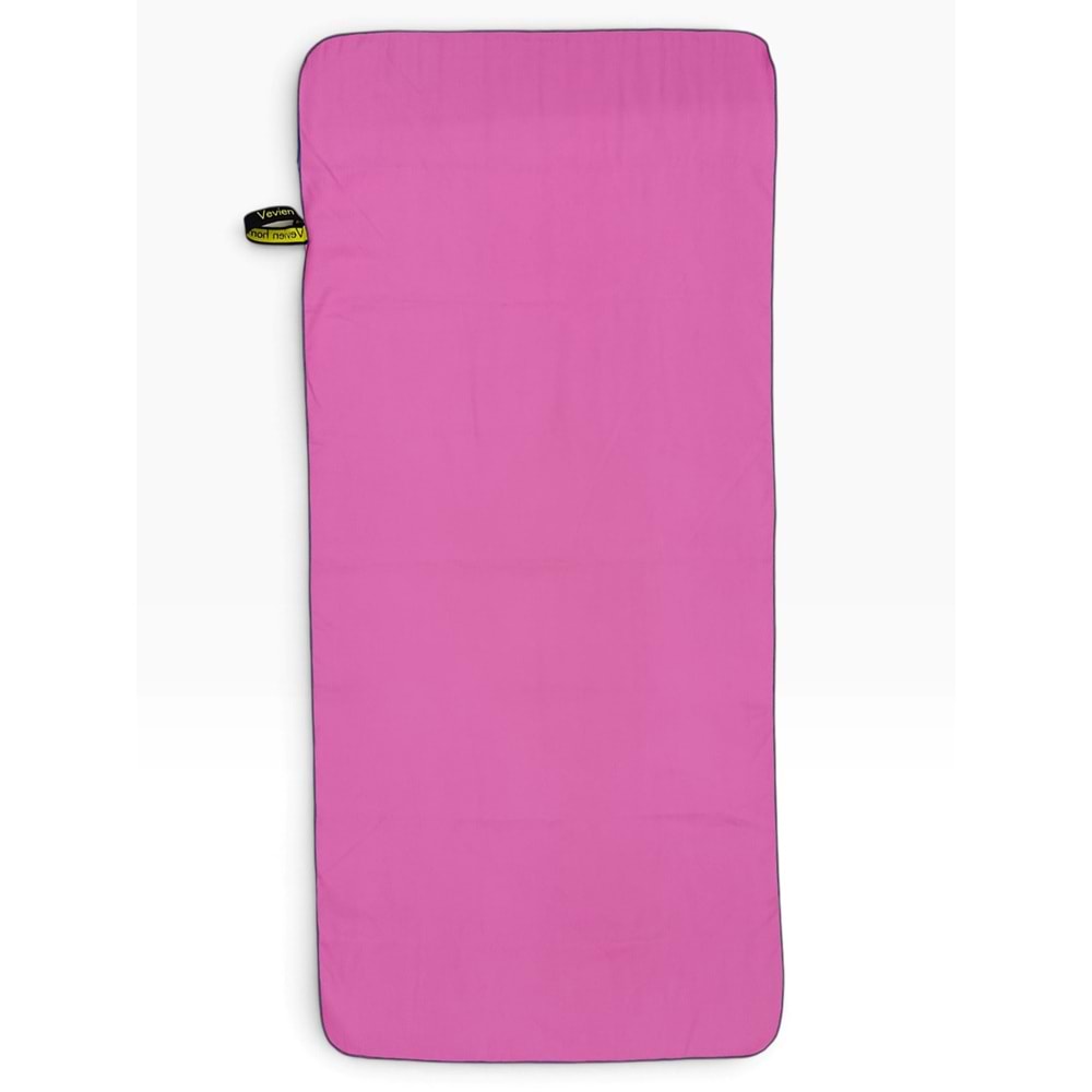Vevien Home Mikrofiber Havlu - L Boy - 75 X 150 Cm - Plaj Havlusu PEMBE