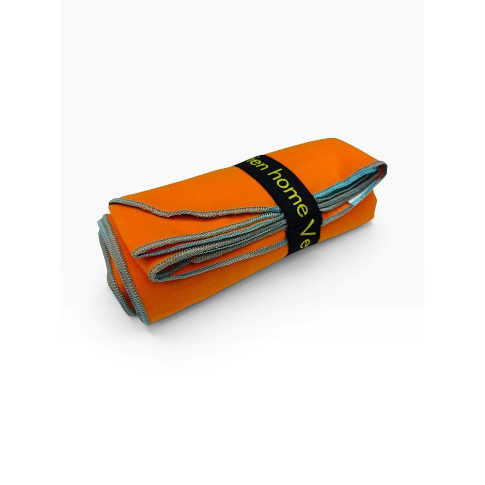 Vevien Home Mikrofiber Havlu - L Boy - 75 X 150 Cm - Plaj Havlusu TURUNCU
