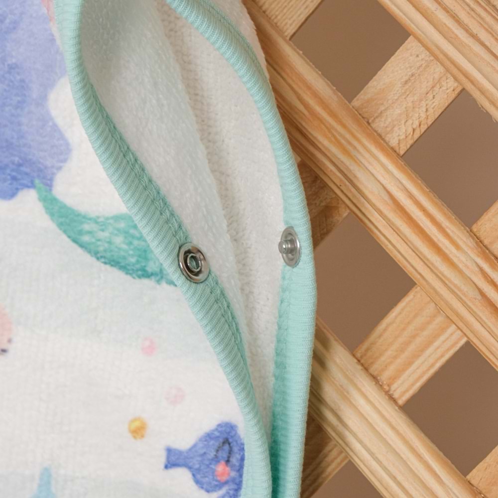 Underwater Çocuk Panço Plaj Havlusu 5-6 Yaş