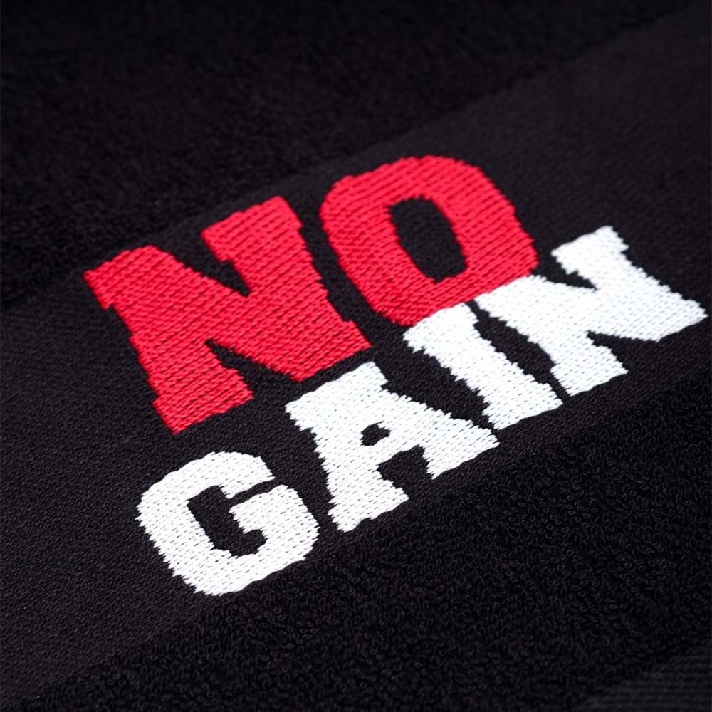 No Pain No Gain 30x100 Cm %100 Pamuklu 2'li Spor Havlusu Fitness Gym Golf Boks Tenis Havlusu