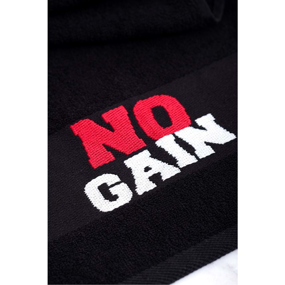 No Pain No Gain 30x100 Cm %100 Pamuklu 3'lü Spor Havlusu Fitness Gym Golf Boks Tenis Havlusu