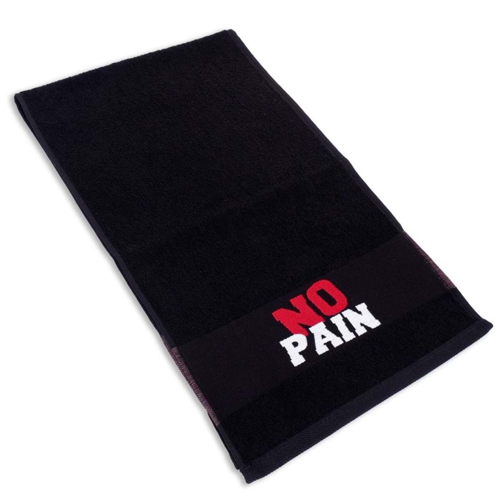 Limitless - No Pain No Gain 30x100 Cm %100 Pamuklu 2'li Spor Havlusu Fitness Gym Golf Boks Havlusu