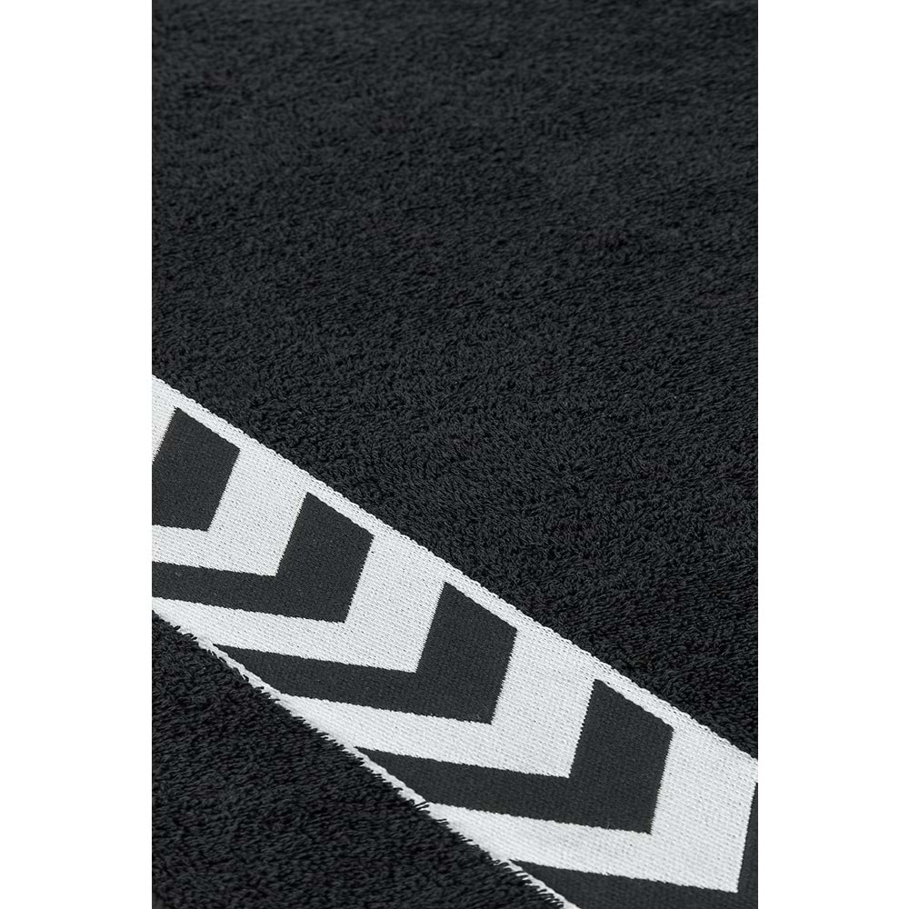 Sergeant 30x100 Cm %100 Pamuk(450 GSM) Siyah Spor Havlusu Fitness Gym Golf Boks Tenis Havlusu
