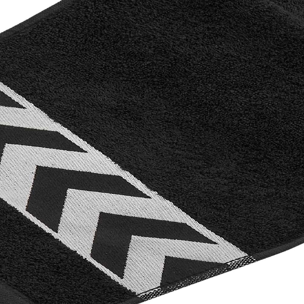Sergeant 30x100 Cm %100 Pamuk(450 GSM) Siyah 3'lü Spor Havlusu Fitness Gym Golf Boks Havlusu