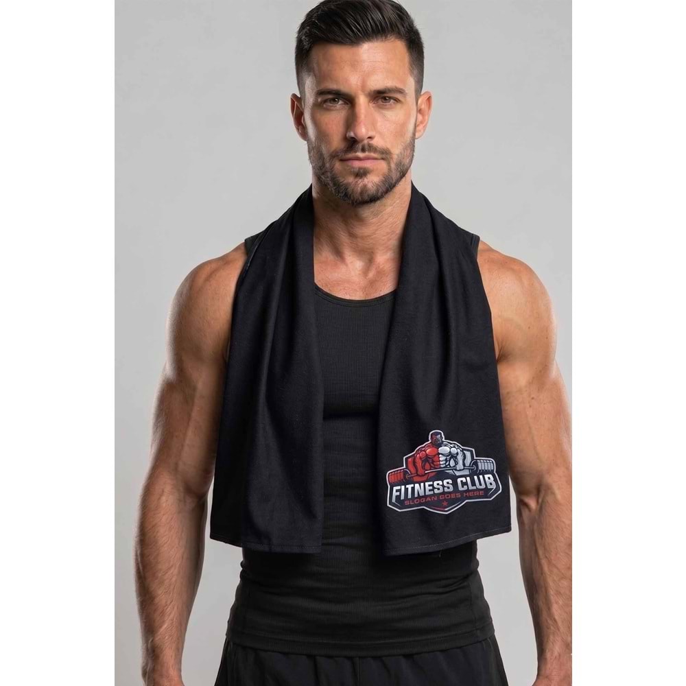 Sports Dijital Baskılı 50x100 Cm Spor Havlusu Fitness Gym Golf Boks Tenis Havlusu SPORT5
