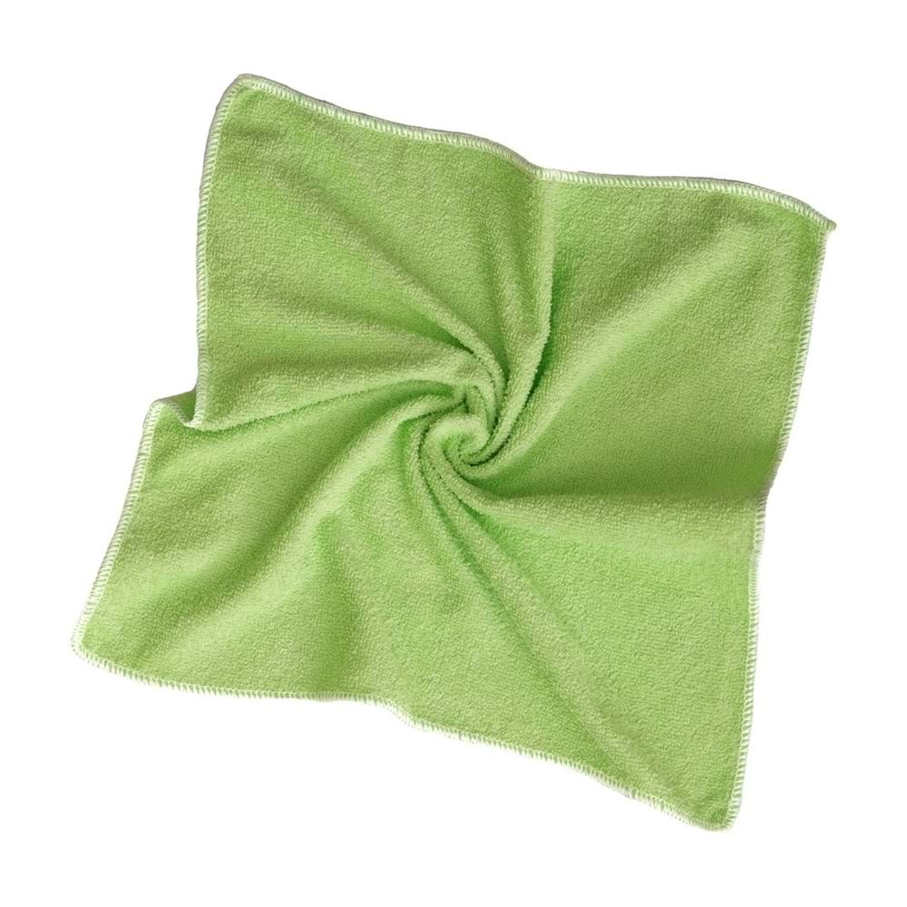 Süper Emici 40x40 cm 10'lu Eko Paket Mikrofiber Kurulama Bezi