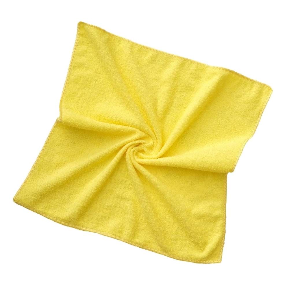 Süper Emici 40x40 cm 10'lu Eko Paket Mikrofiber Kurulama Bezi