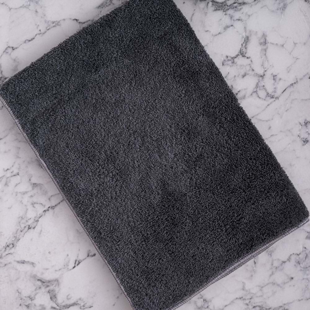Microfiber Araç İç Dış Yıkama Temizleme Ve Toz Bırakmaz Oto Kurulama Bezi | 50x70 Cm Koyu Gri
