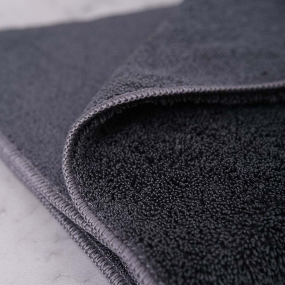 Microfiber Araç İç Dış Yıkama Temizleme Ve Toz Bırakmaz Oto Kurulama Bezi | 50x70 Cm Koyu Gri