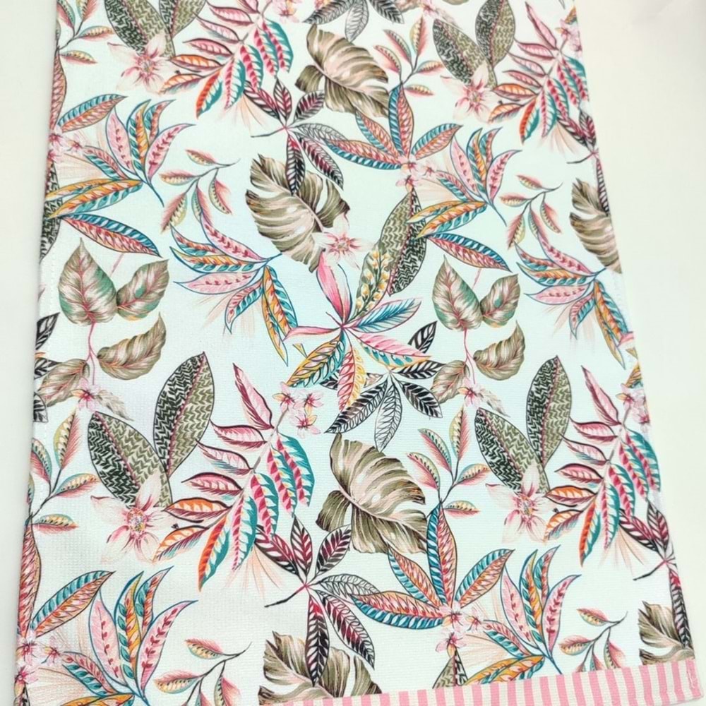 Fiore Desen Dekoratif Mutfak Havlusu 35x50 cm Kurulama Bezi (Paket içeriği: 1 Adet Mutfak Havlusu)