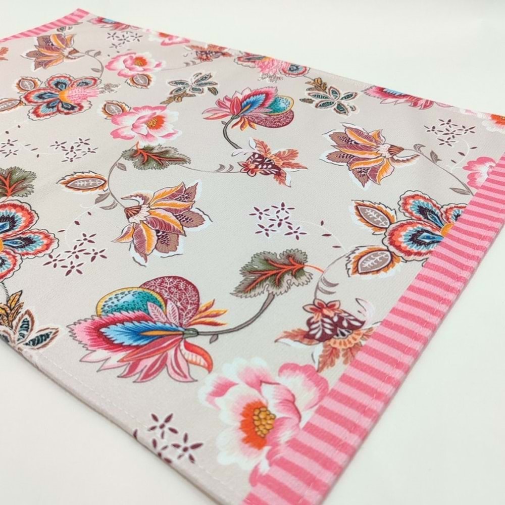 Rosa Desen Dekoratif Mutfak Havlusu 35x50 cm Kurulama Bezi (Paket içeriği: 1 Adet Mutfak Havlusu)