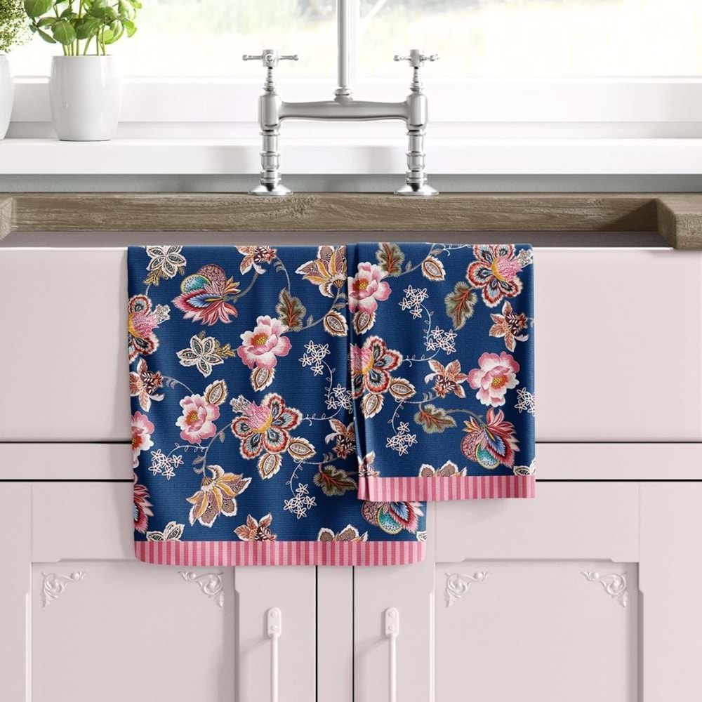 La Rosa Desen Dekoratif Mutfak Havlusu 35x50 cm Kurulama Bezi (Paket içeriği: 1 Adet Mutfak Havlusu)