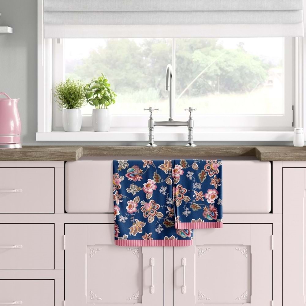 La Rosa Desen Dekoratif Mutfak Havlusu 35x50 cm Kurulama Bezi (Paket içeriği: 1 Adet Mutfak Havlusu)
