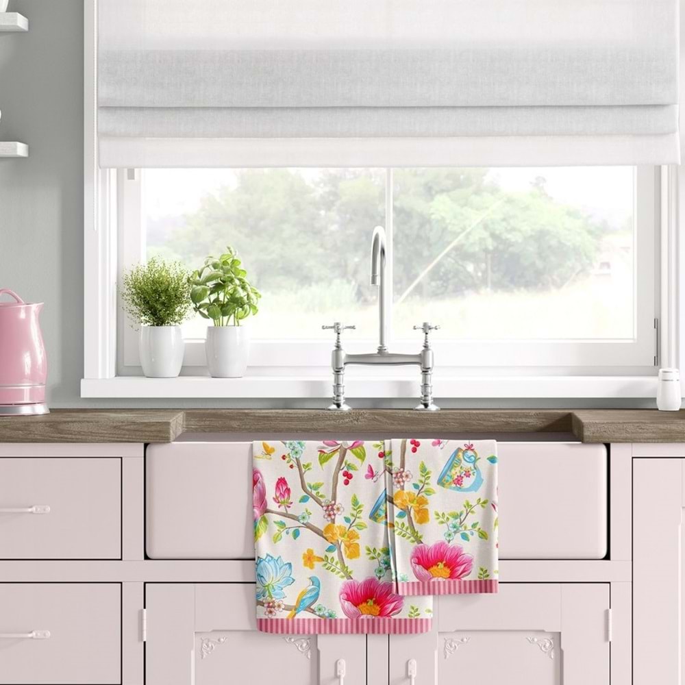 Girasole Desen Dekoratif Mutfak Havlusu 35x50cm Kurulama Bezi (Paket içeriği: 1 Adet Mutfak Havlusu)
