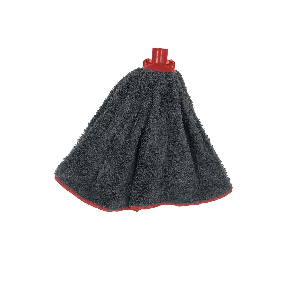 Mega Boy Gri Renk Mikrofiber Paspas Mop Yedek Ucu