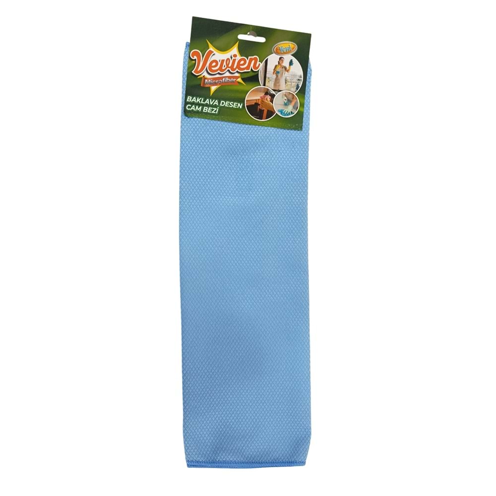 Microfiber 50x70 Cm Baklava Desen Cam Temizlik Bezi