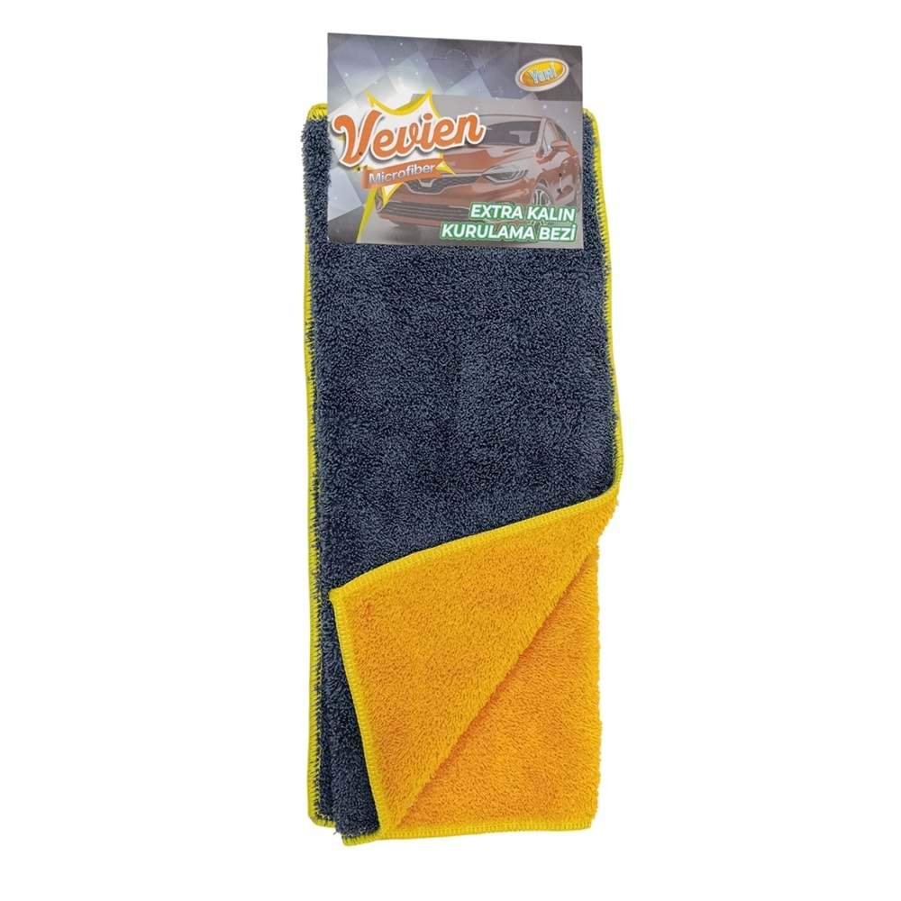 Microfiber ÇİFT KAT Süper Emici Kurulama Bezi 40x50 Cm | Oto Yıkama Kurulama Bezi