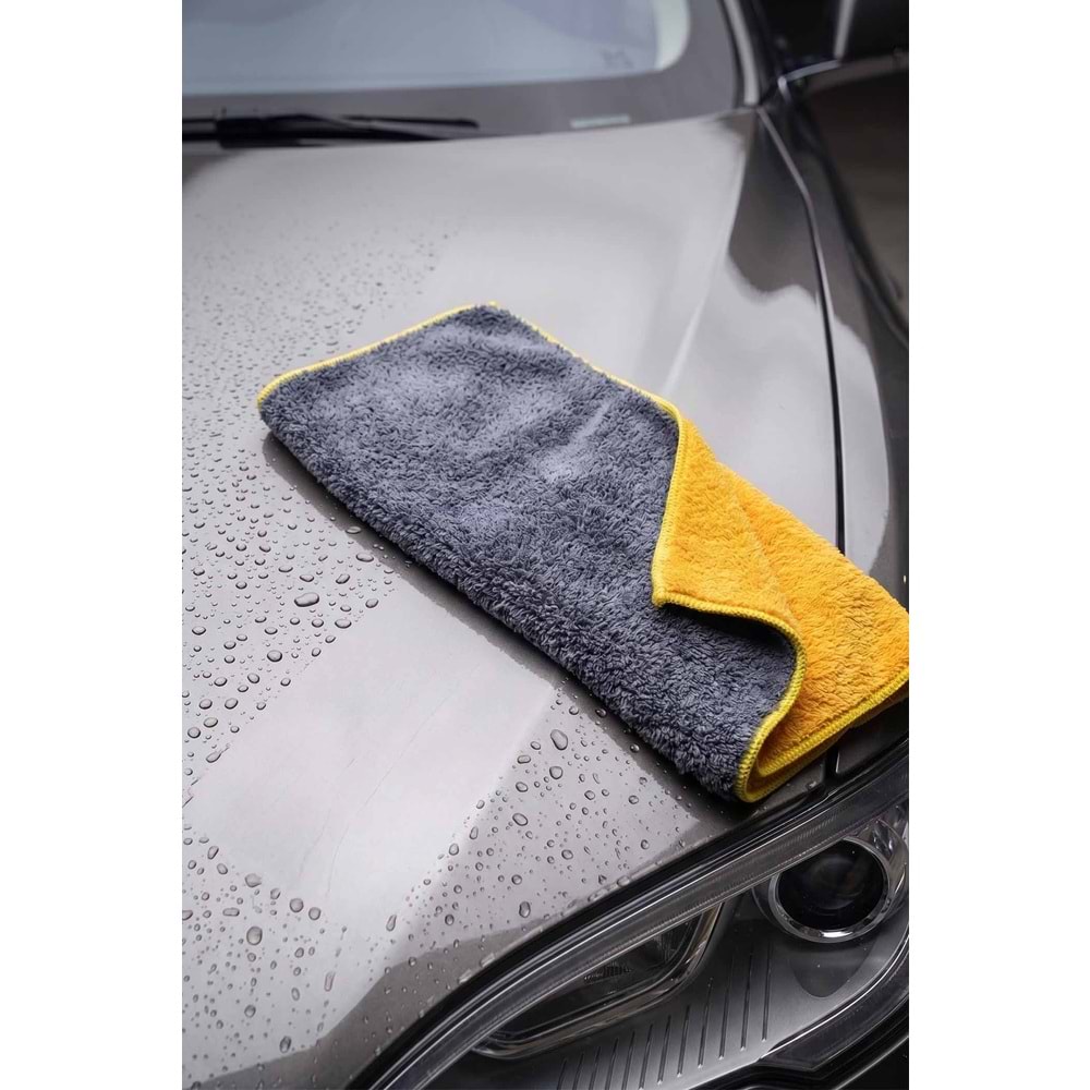 Microfiber ÇİFT KAT Süper Emici Kurulama Bezi 40x50 Cm | Oto Yıkama Kurulama Bezi