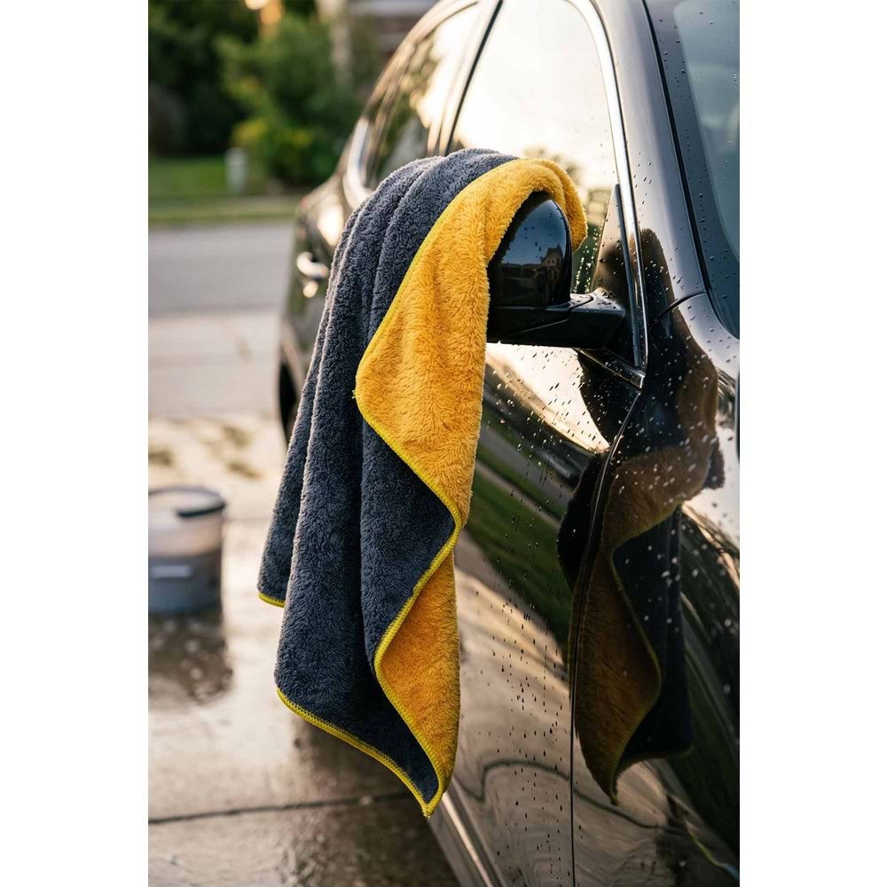 Microfiber ÇİFT KAT Süper Emici Kurulama Bezi 40x50 Cm | Oto Yıkama Kurulama Bezi