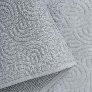 VevienHome Kadife Jakarlı 4 Parça Bornoz Takımı AÇIK GRİ L Beden