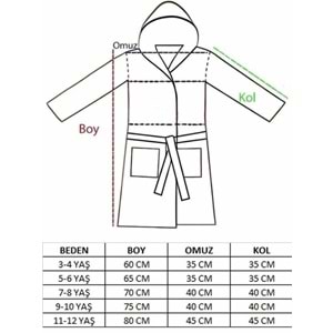 Mermaid Dijital Baskılı Çocuk Bornozu