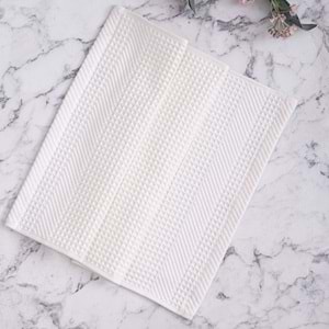 Ripicca %100 Pamuklu | Pike Bulaşık Kurulama | 3'lü Pike Mutfak Havlu Seti | 30x50 Cm KREM