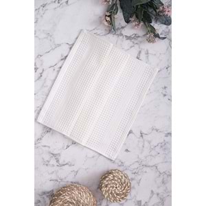 Ripicca %100 Pamuklu | Pike Bulaşık Kurulama | 3'lü Pike Mutfak Havlu Seti | 30x50 Cm KREM