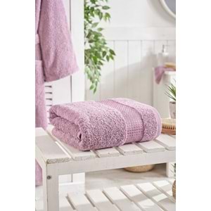 Lusso | %100 Pamuk Jakarlı Lüks 2'li Havlu Seti | Havlu Takımı | Banyo Takımı MÜRDÜM