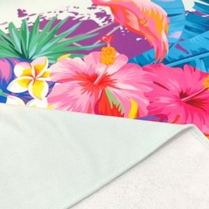 Flamingo Summer Dijital Baskılı 75x150 Cm Plaj Havlusu
