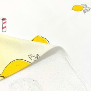 Summer Lemon Dijital Baskılı 75x150 Cm Plaj Havlusu