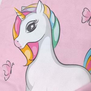 Unicorn Dijital Baskılı 60x130 Cm Çocuk Plaj Havlusu