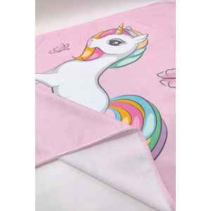 Unicorn Dijital Baskılı 60x130 Cm Çocuk Plaj Havlusu
