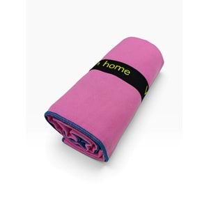 Vevien Home Mikrofiber Havlu - L Boy - 75 X 150 Cm - Plaj Havlusu PEMBE