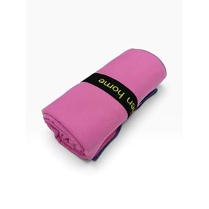 Vevien Home Mikrofiber Havlu - L Boy - 75 X 150 Cm - Plaj Havlusu PEMBE