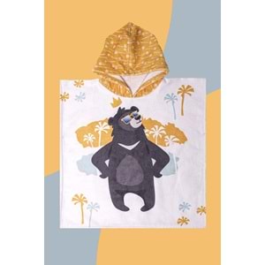 Cool Bear Çocuk Panço Plaj Havlusu 3-4 Yaş