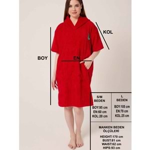 Palmiye Sörf Nakışlı Yetişkin Sörf Yazlık Panço Kapüşonlu Plaj Havlusu BORDO