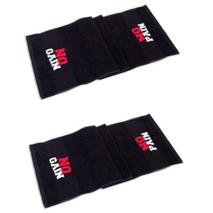 No Pain No Gain 30x100 Cm %100 Pamuklu 2'li Spor Havlusu Fitness Gym Golf Boks Tenis Havlusu