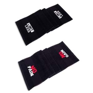 Limitless - No Pain No Gain 30x100 Cm %100 Pamuklu 2'li Spor Havlusu Fitness Gym Golf Boks Havlusu