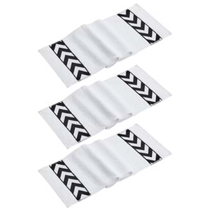 Sergeant 30x100 Cm %100 Pamuk(450 GSM) Beyaz 3'lü Spor Havlusu Fitness Gym Golf Boks Havlusu