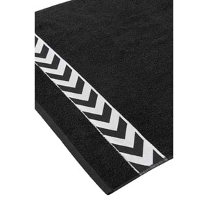 Sergeant 70x140 Cm %100 Pamuk(450 GSM) Siyah Spor Banyo Havlusu Fitness Gym Golf Tenis Havlusu