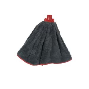 Mega Boy Gri Renk Mikrofiber Paspas Mop Yedek Ucu