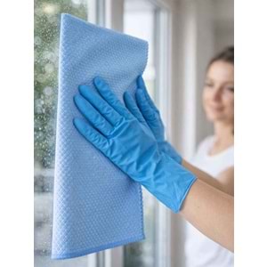 Microfiber 50x70 Cm Baklava Desen Cam Temizlik Bezi