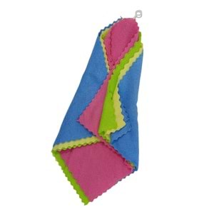 Mikrofiber Ultrasonic Süper Emici Temizlik Bezi 30x30 cm 4'lü Eko Paket