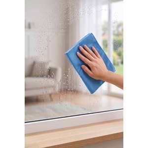 Microfiber GÜDERİ-WAFFLE-WELSOFT Cam Ve Temizlik Bezi | 3'ü Bir arada 40x40 Cm